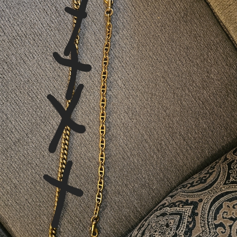 Coach Gold Chain Belt